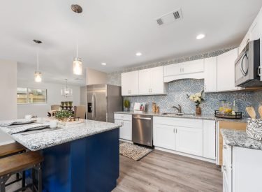 Kitchen Renovation - Cabinets, Lighting, Backsplash, and Countertops