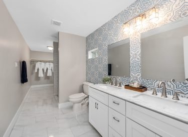 2019 - Vanity Build - Backsplash - Shower - Flooring - Interior Painting